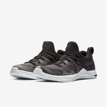 Nike Metcon Flyknit 3 - Női Edzőcipő - Fekete/Titán/Fehér/Fekete